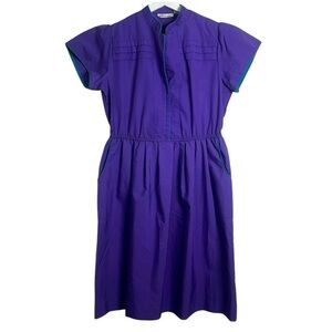 Vintage Townhouse Housedress, Purple 1950s. Beautiful woman’s dress